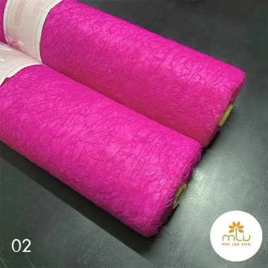 Giấy Mếch Lụa Hoa Văn Nổi, Giấy Gói Hoa Vân Long Gân - Giá 25.000 VND
