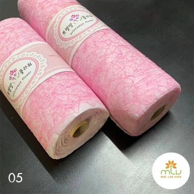 Giấy Mếch Lụa Hoa Văn Nổi, Giấy Gói Hoa Vân Long Gân - Giá 25.000 VND