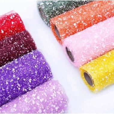 Giấy Mếch Lụa, Mếch Gân, Lưới Thô, Lưới Tuyết - gói hoa, decor, tặng cưới hỏi, 45.000₫