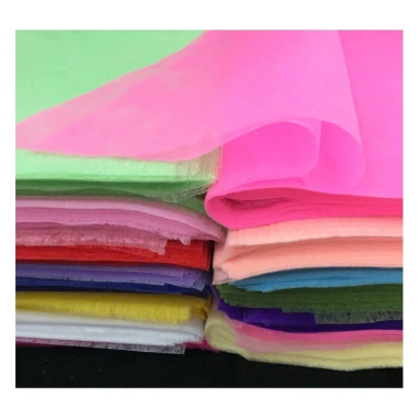 Giấy Mếch Lụa Mỏng 30 tờ Gói Hoa Đủ Màu Không Thấm Nước Giá Rẻ - Chou Anh Shop