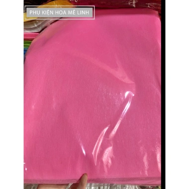 Giấy mếch lụa mỏng Indo 50 tờ - Đủ màu, bó hoa, lót hoa, tăng tài lộc, giá ưu đãi 65.000₫