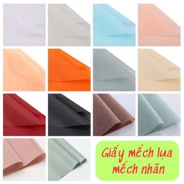 Giấy Mếch Nến 36 tờ 50x70cm - Giấy Nhăn Nhún Vo Lót Hoa, Hộp Quà, Bó Hoa Giá Rẻ Sami Flowe 39.900₫