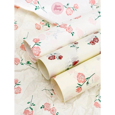 Giấy Mếch Nến 50x70cm 10/20 Tờ - Nhăn Dày Dặn, Lót Bó Hoa, Trang Trí Hộp Quà Sam Flory