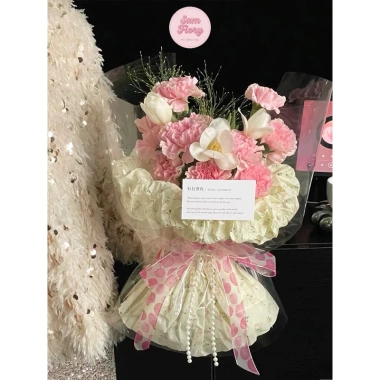 Giấy Mếch Nến 50x70cm 10/20 Tờ - Nhăn Dày Dặn, Lót Bó Hoa, Trang Trí Hộp Quà Sam Flory