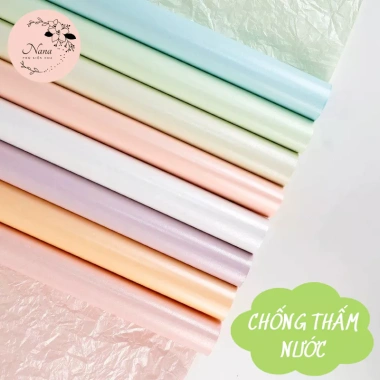 Giấy Mếch Nến Ánh Ngọc 5 Tờ 50x70cm Không Thấm Nước - Giá 19.000 VNĐ