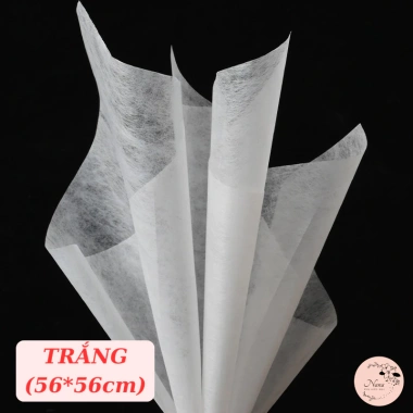 Giấy Mếch Vân Long 56x56cm Mỏng Dai Đứng Form - Giá 20.000đ Giảm từ 24.400đ 9