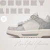 Giày MLB Chunky Liner Mid Classic Monogram New York Yankees Gray - Chính hãng, Giá chỉ 1,450,000 VND 2
