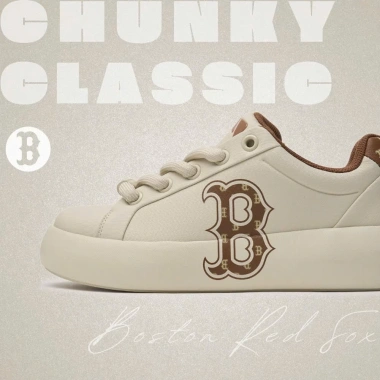 Giày MLB Korea Chunky Classic Base Heel Monogram Boston Red Sox Nâu - Giá chỉ 1.49 triệu 7