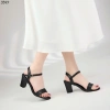 Giày MWC 3.547 Sandal Cao Gót Đế Vuông 7cm - Quai Ngang Tôn Dáng Giá 150.000