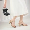 Giày MWC 3.547 Sandal Cao Gót Đế Vuông 7cm - Quai Ngang Tôn Dáng Giá 150.000 6