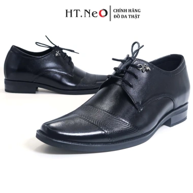 Giày nam buộc dây HT.NeO tăng 7cm, đế độn mũi nhọn, họa tiết laze lịch lãm 569k 6 Giày nam buộc dây HT.NeO tăng 7cm, đế độn mũi nhọn, họa tiết laze lịch lãm 569k 6