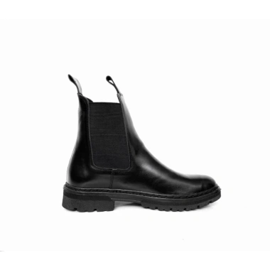 Giày nam cao cổ Chelsea boot da bò thật TEFOSS HT600 tăng 5cm size 38-45 da trơn khâu 2
