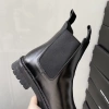 Giày nam cao cổ Chelsea boot da bò thật TEFOSS HT600 tăng 5cm size 38-45 da trơn khâu 5