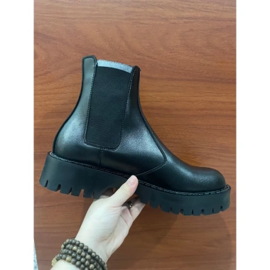 Giày nam Chelsea Boot Chunky TripleN da đen mịn, đế cao su 5cm, thời trang, giảm giá 21 - 1.933.750 VND