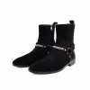 Giày nam Chelsea Boot da bò TEFOSS HT799 Da lộn đen mũi nhọn, giá 2,86 triệu 4