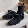 Giày nam Chelsea Boot da bò TEFOSS HT799 Da lộn đen mũi nhọn, giá 2,86 triệu 5