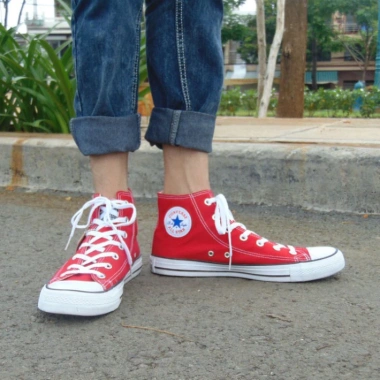 Giày Nam Cổ Cao Đỏ Tươi - Thời Trang, Đẹp Mắt, Siêu Thoải Mái, Giá chỉ 680.000đ 2