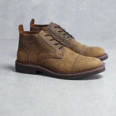 Giày nam cổ lửng da bò sáp CHUKKA HUNTER - Giảm 20% chỉ 3.7tr, thời trang bền bỉ