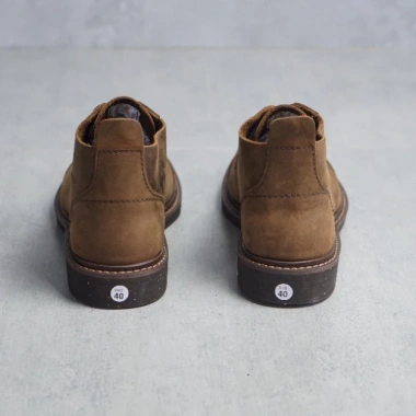 Giày nam cổ lửng da bò sáp CHUKKA HUNTER - Giảm 20% chỉ 3.7tr, thời trang bền bỉ