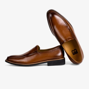 Giày nam công sở da bò nappa G114 - Giày lười Bụi leather, hộp sang trọng, bảo hành 12 tháng