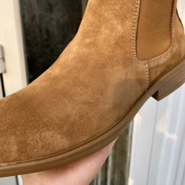 Giày nam da bò thật Chelsea Boots TEFOSS HN601 cao cổ màu vàng bò size 38-44 Giá 2.6tr
