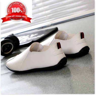 Giày nam da thật GIÀY LƯỜI NAM thời trang, thoải mái, giảm giá 499.500 VND