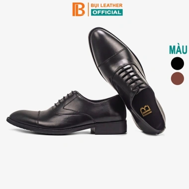 Giày nam Oxford công sở da bò nappa đen G105 - Bảo hành 12 tháng - Giá chỉ 690.030đ