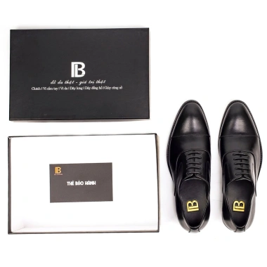 Giày nam Oxford công sở da bò nappa đen G105 - Bảo hành 12 tháng - Giá chỉ 690.030đ