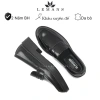 Giày Nam Penny Loafer Black PL01D da bò, tăng 4cm, bảo hành 24 tháng - Giá 497k 3