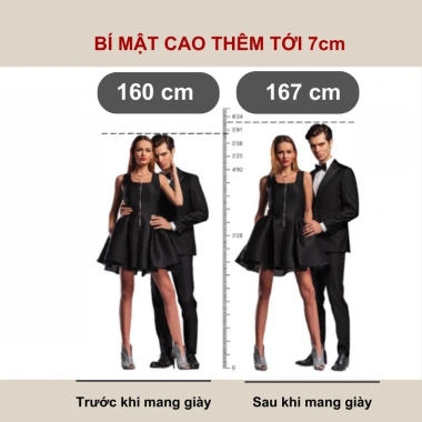 Giày Nam Tây da bò thật tăng chiều cao, đế cao su CROLI TC1.196 - Giá 550k (giảm) 9