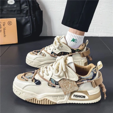 Giày nam thể thao đế tăng chiều cao, cổ lửng màu nâu – Giá chỉ 877.500 VND 3