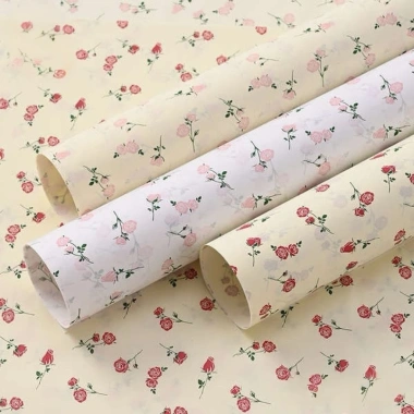Giấy Nến và Giấy Nhăn Họa Tiết Kiểu Hàn Quốc Gói Hoa Bọc Quà Đẹp Giá 12.000₫ 4