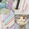 Giấy nhăn ánh trai mếch nến gói hoa Sydney KNG09 - Giá 25.000, chất cao, thiết kế mới hot