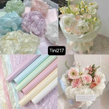 Giấy nhăn mếch nến ánh ngọc 20 tờ - Gói hoa, gói quà, giảm còn 22.000₫ 2