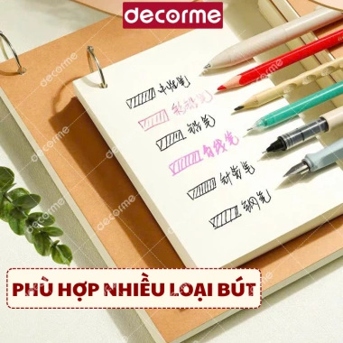 Giấy nháp A5 sổ 1 khoen 100 tờ bìa vintage - Phác thảo, vẽ, ghi chép, sổ tay 41.900 VND 8