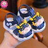Giày nhựa cao su mềm dẻo, dép rọ quai dán họa tiết rồng con bé trai - Giá 79.000đ 2