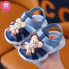 Giày nhựa tập đi bé trai, dép rọ quai dán họa tiết gấu đáng yêu - 89.000đ 2