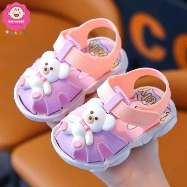 Giày nhựa tập đi bé trai, dép rọ quai dán họa tiết gấu đáng yêu - 89.000đ 6 Giày nhựa tập đi bé trai, dép rọ quai dán họa tiết gấu đáng yêu - 89.000đ 6