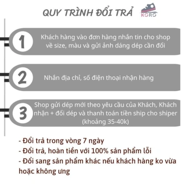 Giày nhựa Unisex KORO chống nước siêu bền, dễ vệ sinh, thoải mái đi mưa và biển