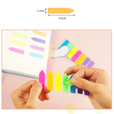 Giấy Note Đánh Dấu Trang 5 Màu Nhựa PP Siêu Xinh - Giá chỉ 9.500₫
