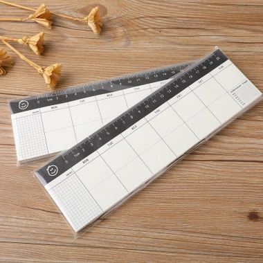 Giấy Note Planner Tuần 50 Tờ 24x7cm - To-Do List Ghi Chú Kèm Thước Đo 20.000 VND