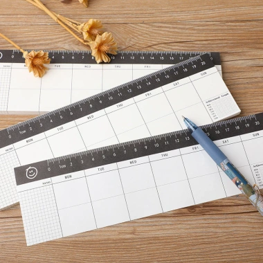 Giấy Note Planner Tuần 50 Tờ 24x7cm - To-Do List Ghi Chú Kèm Thước Đo 20.000 VND