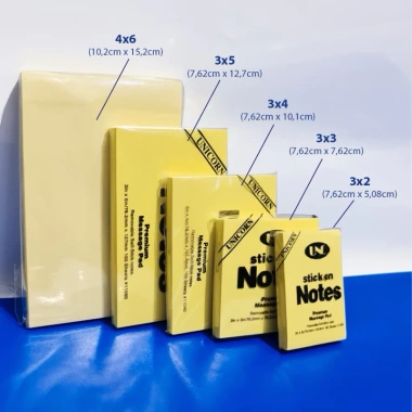Giấy note vàng 3x2, 3x3, 3x4, 3x5, 4x6 - Ghi chú nhanh, giá chỉ 4,500đ giảm từ 5,580đ 2