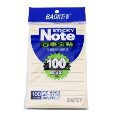 Giấy note vàng 3x2, 3x3, 3x4, 3x5, 4x6 - Ghi chú nhanh, giá chỉ 4,500đ giảm từ 5,580đ 3