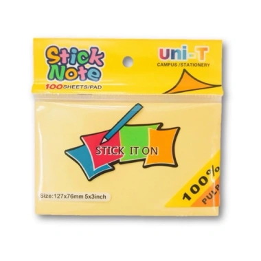 Giấy note vàng 3x2, 3x3, 3x4, 3x5, 4x6 - Ghi chú nhanh, giá chỉ 4,500đ giảm từ 5,580đ 8