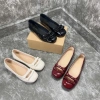 Giày nữ búp bê 2 nơ da mềm, đế bệt dẻo êm chân - Thời trang, giảm giá 135k