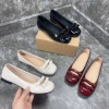 Giày nữ búp bê 2 nơ da mềm, đế bệt dẻo êm chân - Thời trang, giảm giá 135k 8