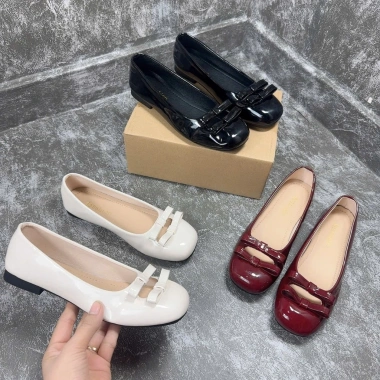 Giày nữ búp bê 2 nơ da mềm, đế bệt dẻo êm chân - Thời trang, giảm giá 135k 8 Giày nữ búp bê 2 nơ da mềm, đế bệt dẻo êm chân - Thời trang, giảm giá 135k 8