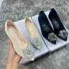 Giày nữ búp bê nơ hoa mũi nhọn da mềm êm chân - Giá 132.000đ (giảm từ 163.680đ) 9