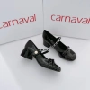 Giày Nữ Cao Gót 5cm Búp Bê Nơ Quai Gài Ngọc Trai - Carnaval Siểu Xinh, Giảm Giá 22% - 400k 9